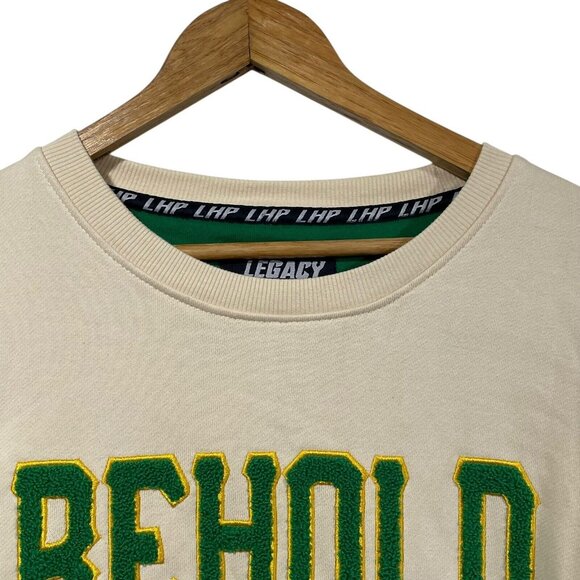 Norfolk State University Behold the Green & Gold Sweatshirt M Retro Varsity NWT - Picture 3 of 12